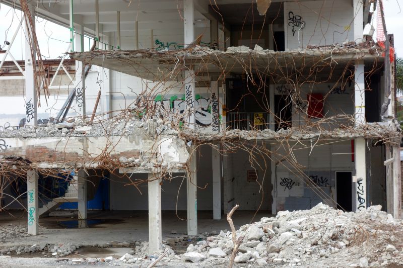 Abandoned Building Demolition