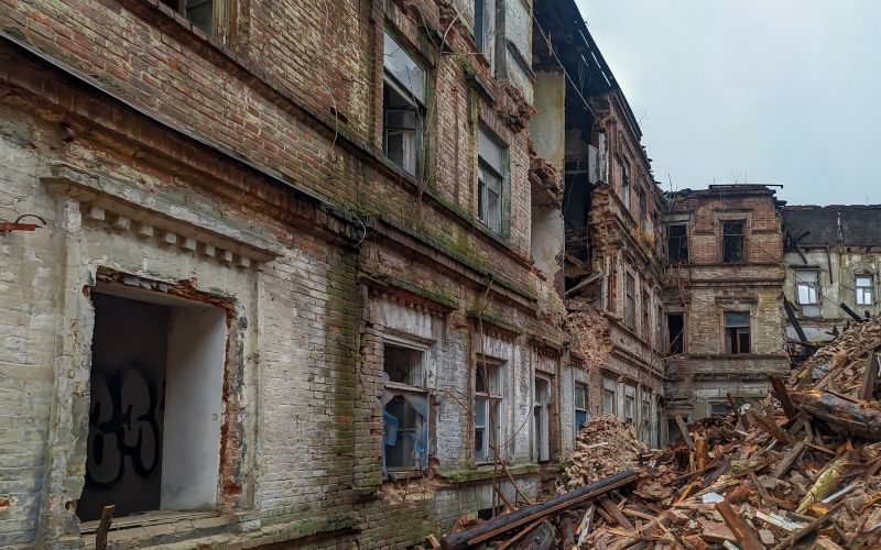 Abandoned Building Demolition